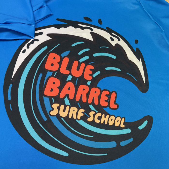 Blue Barrel sublimated Rash Vest